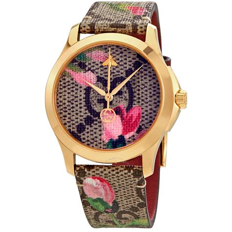 gucci womens floral watch|discontinued gucci ladies watches.